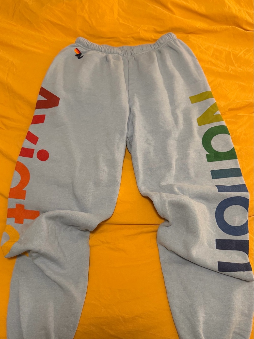 Blue aviator nation pants